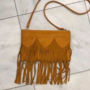 Street Level fringe cross-body bag
